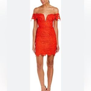 Astr The Label Hot Red Dress